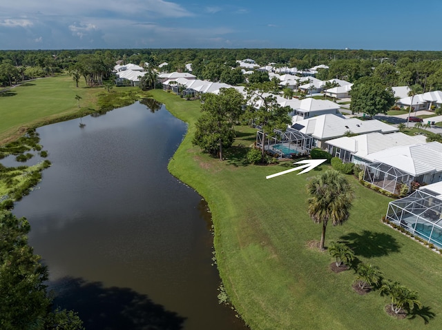 407 SW Fairway Lndg, Port Saint Lucie, FL 34986 - aerial perspective of suburban area featuring a nearby body of water