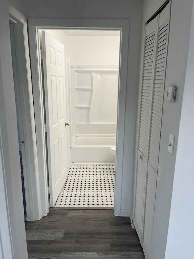 4316 Forest Rd, West Palm Beach, FL 33406 - corridor with wood finished floors