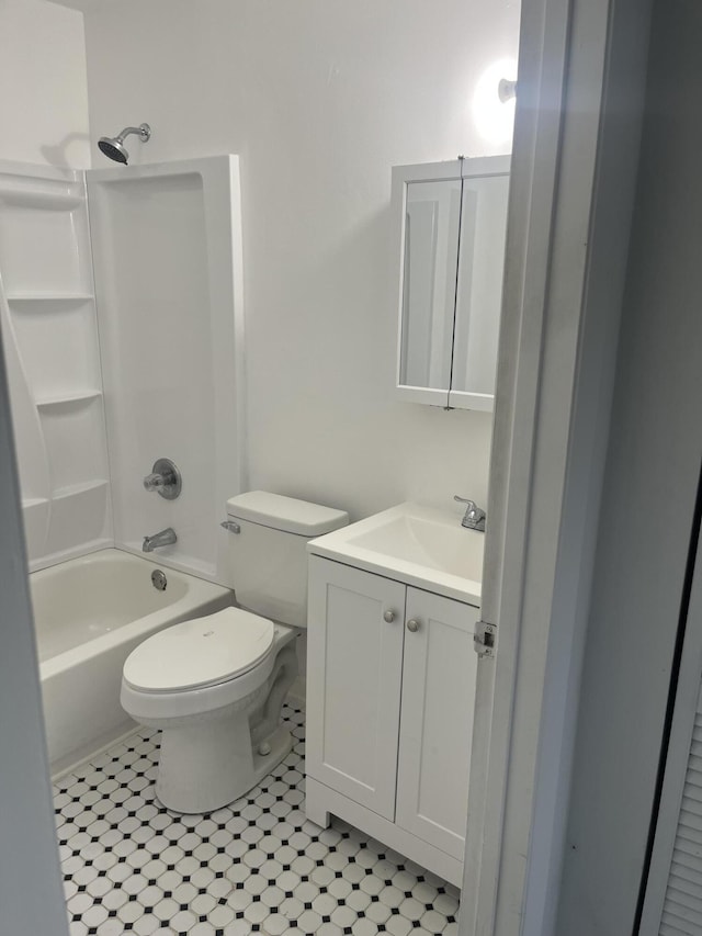 4316 Forest Rd, West Palm Beach, FL 33406 - full bathroom featuring vanity,  shower combination, and tile patterned floors