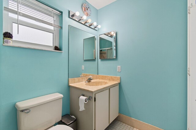 18541 Cherborg Dr Unit D, Boca Raton, FL 33496 - bathroom featuring vanity and tile patterned floors