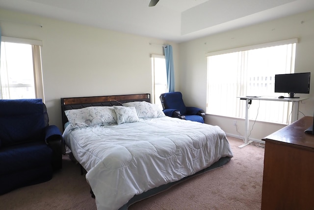 5705 NW Crocus Ave, Port Saint Lucie, FL 34986 - bedroom with carpet floors and multiple windows