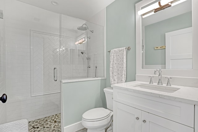 219 Claremont Ln, Palm Beach Shores, FL 33404 - bathroom featuring vanity and a stall shower