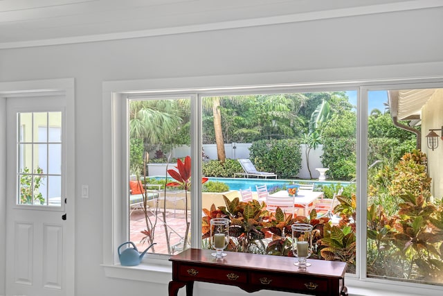 219 Claremont Ln, Palm Beach Shores, FL 33404 - doorway featuring plenty of natural light