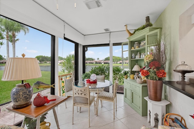 5707 Parkwalk Cir E, Boynton Beach, FL 33472 - sunroom / solarium featuring tile patterned floors
