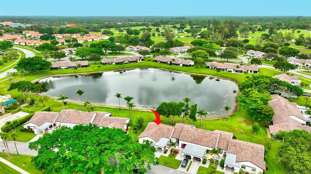 5707 Parkwalk Cir E, Boynton Beach, FL 33472 - aerial view of residential area with a large body of water