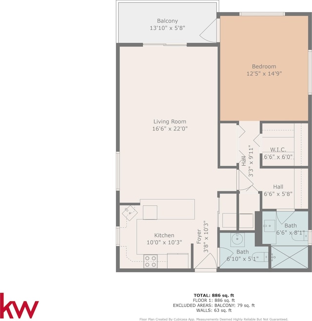 1120 99th St Unit 301, Bay Harbor Islands, FL 33154 - view of property floor plan