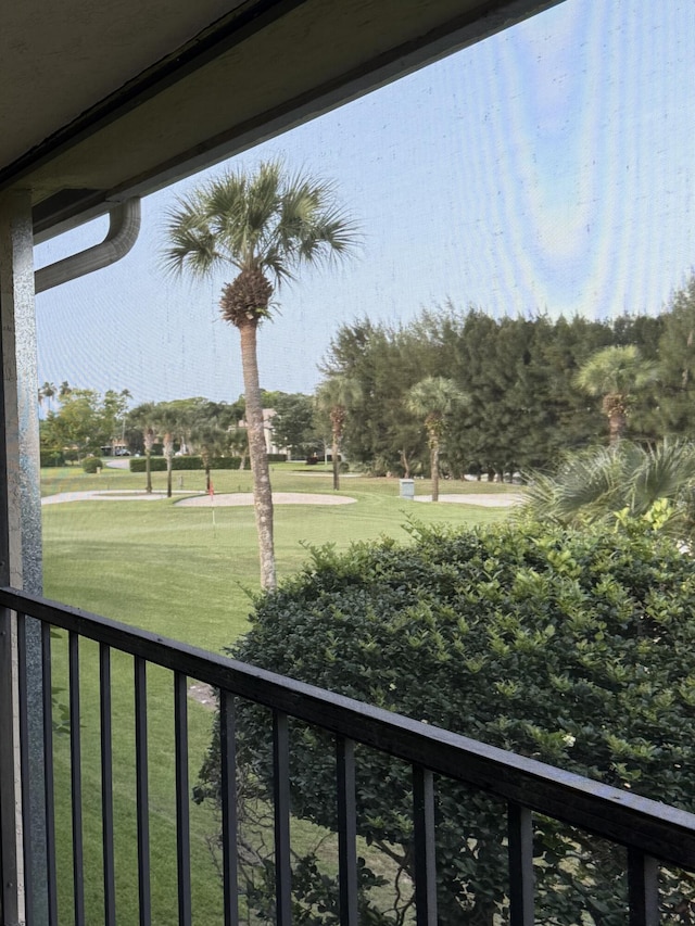 1142 Keystone Dr Unit C, Jupiter, FL 33458 - view of green lawn with a balcony