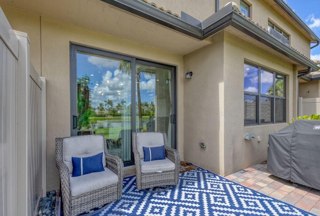 8343 Cinch Way, Lake Worth, FL 33467 - view of patio featuring area for grilling