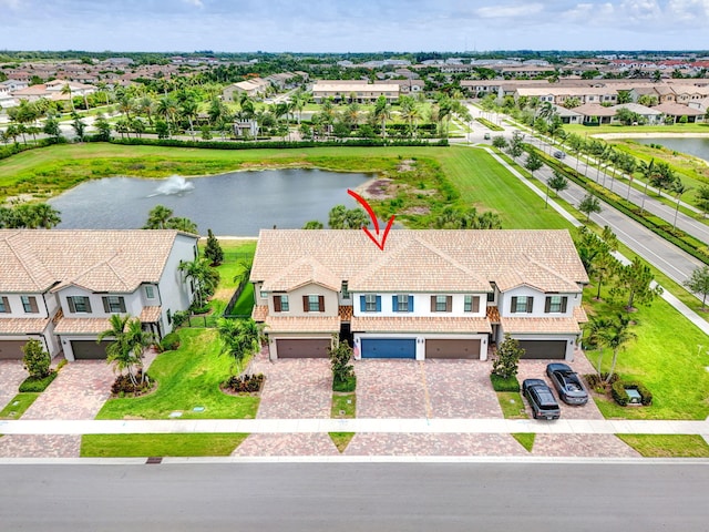8343 Cinch Way, Lake Worth, FL 33467 - aerial view of residential area with a large body of water