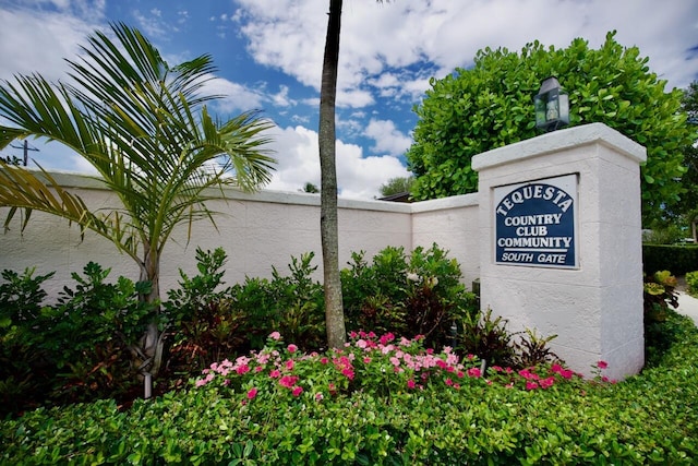 77 Fairview E, Tequesta, FL 33469 - view of community / neighborhood sign