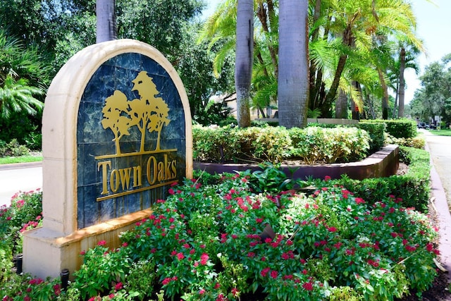 1085 Raintree Dr, Palm Beach Gardens, FL 33410 - view of community sign