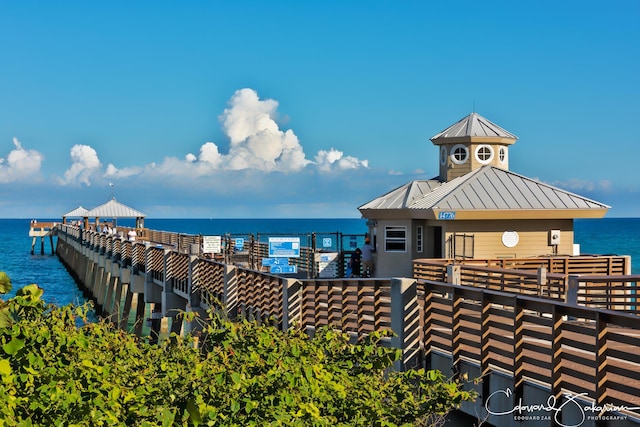 1085 Raintree Dr, Palm Beach Gardens, FL 33410 - view of community featuring a water view