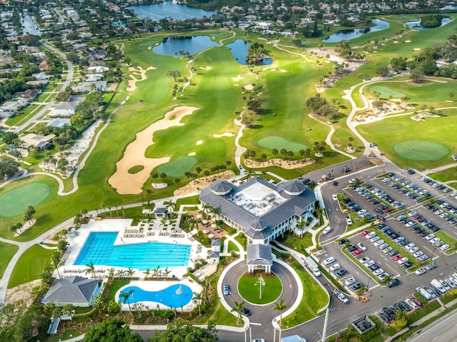 1085 Raintree Dr, Palm Beach Gardens, FL 33410 - bird's eye view of a large body of water and a golf club