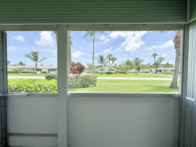 2885 Crosley Dr E Unit F, West Palm Beach, FL 33415 - unfurnished sunroom with healthy amount of natural light