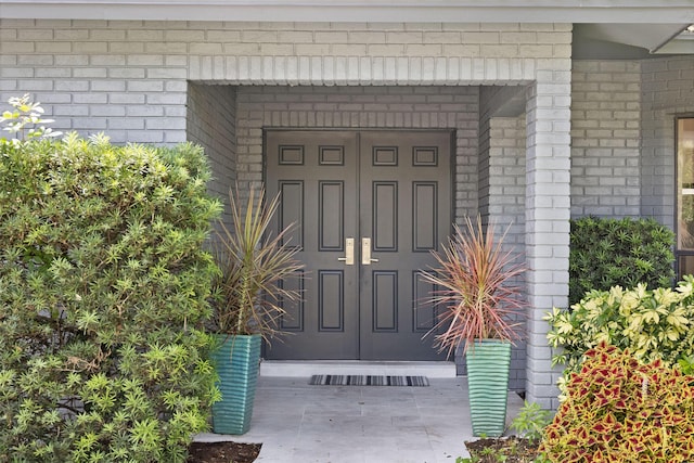 6532 Serena Ln, Boca Raton, FL 33433 - property entrance featuring brick siding