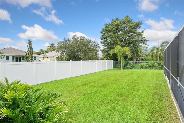516 SW Crawfish Dr, Port Saint Lucie, FL 34953 - fenced backyard with glass enclosure
