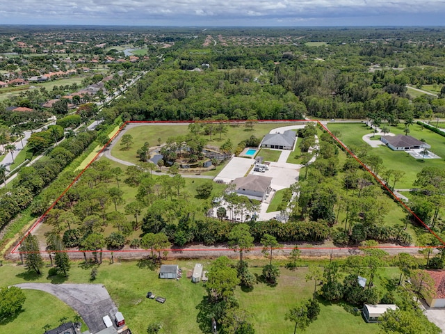 11085 86th St N, Palm Beach Gardens, FL 33412 - aerial view of property and surrounding area featuring property parcel outlined