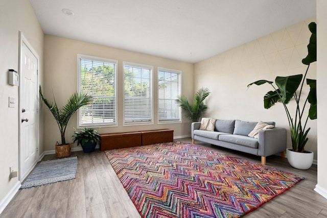 6351 Adams St, Jupiter, FL 33458 - living area with wood finished floors
