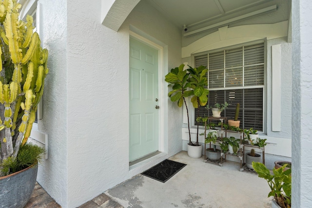 6351 Adams St, Jupiter, FL 33458 - entrance to property with stucco siding