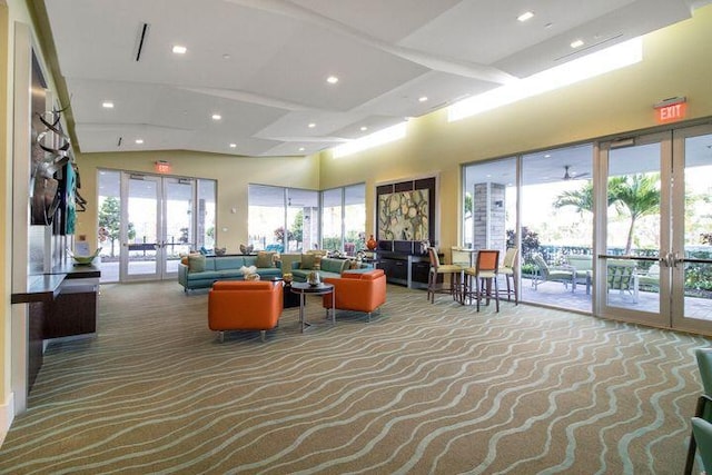 5178 Beckman Ter, Palm Beach Gardens, FL 33418 - building lobby with recessed lighting and a high ceiling