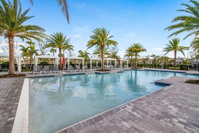 5178 Beckman Ter, Palm Beach Gardens, FL 33418 - community pool featuring a gazebo