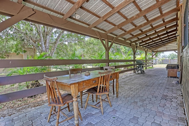 1395 SE Darling St, Stuart, FL 34997 - view of patio / terrace with outdoor dining area
