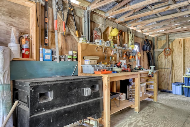 1395 SE Darling St, Stuart, FL 34997 - misc room with a workshop area
