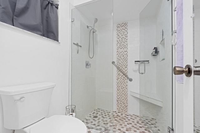 7980 Cloverfield Cir, Boca Raton, FL 33433 - bathroom with toilet and a shower stall