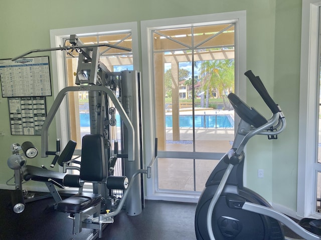 4855 Via Palm Lks Unit 904, West Palm Beach, FL 33417 - view of exercise room