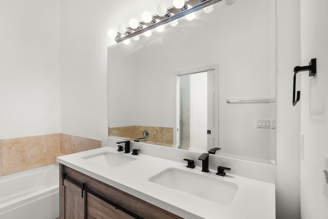 5711 NW 125th Ave, Coral Springs, FL 33076 - bathroom with a bath and double vanity