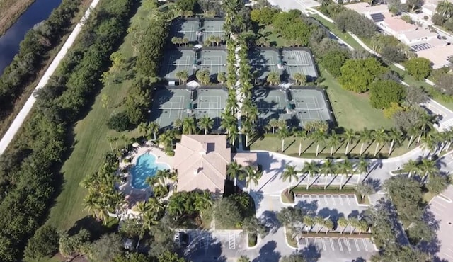 5711 NW 125th Ave, Coral Springs, FL 33076 - aerial overview of property's location with a nearby body of water and a pool