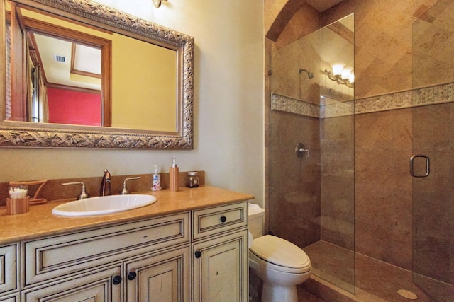 3870 NE 31st Ave, Lighthouse Point, FL 33064 - bathroom featuring a shower stall and vanity