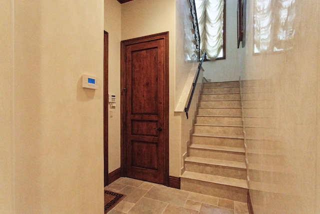 3870 NE 31st Ave, Lighthouse Point, FL 33064 - stairs with baseboards