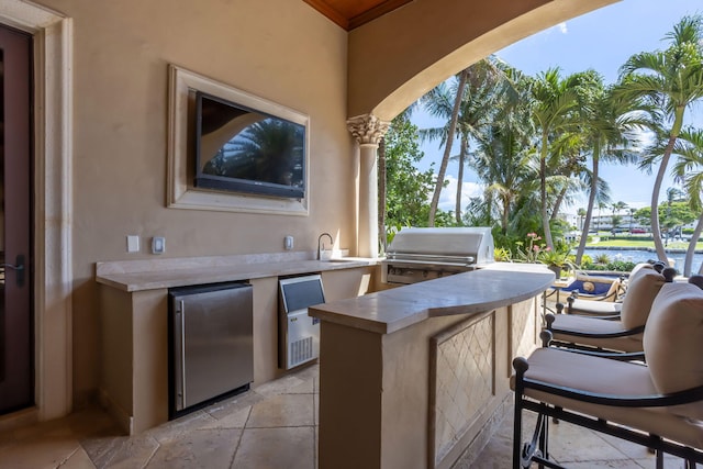 3870 NE 31st Ave, Lighthouse Point, FL 33064 - view of patio / terrace with area for grilling