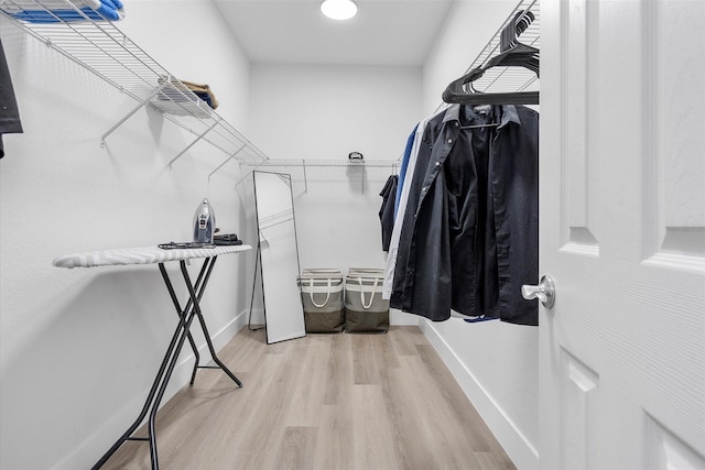 2536 SW 14th Ave Unit 1102, Fort Lauderdale, FL 33315 - spacious closet with light wood-style flooring