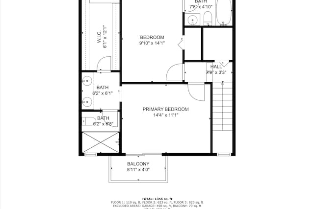 2536 SW 14th Ave Unit 1102, Fort Lauderdale, FL 33315 - view of room layout