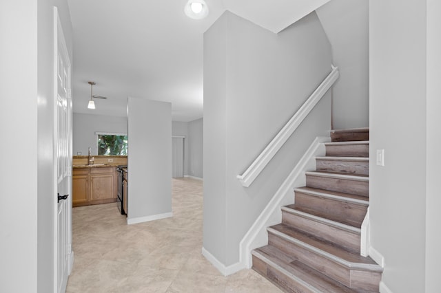 6976 Thicket Trce, Lake Worth, FL 33467 - stairs with baseboards