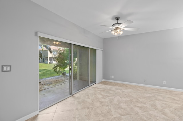 6976 Thicket Trce, Lake Worth, FL 33467 - empty room with a ceiling fan and baseboards