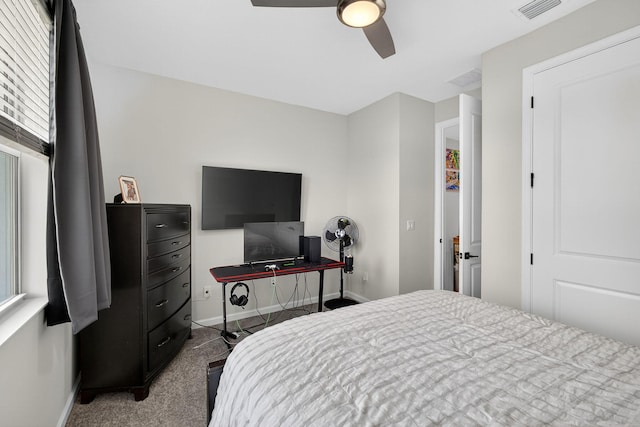 16360 Oakview Dr, Westlake, FL 33470 - bedroom featuring carpet and a ceiling fan