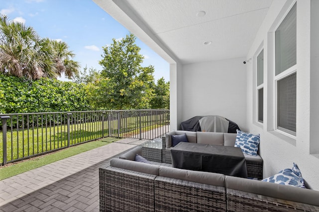 16360 Oakview Dr, Westlake, FL 33470 - patio / terrace with an outdoor hangout area and a lawn