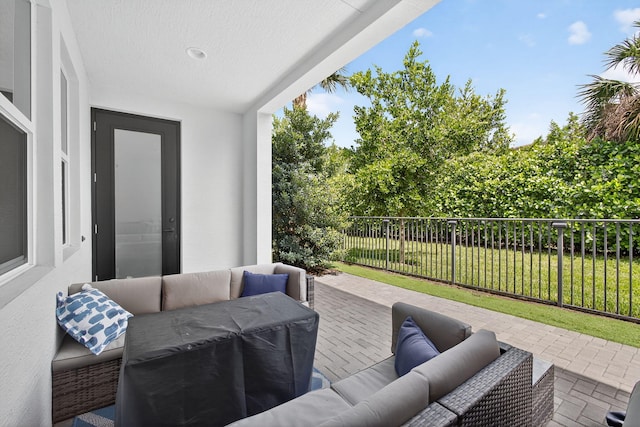 16360 Oakview Dr, Westlake, FL 33470 - view of patio / terrace featuring an outdoor hangout area