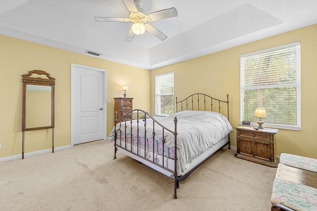 168 Canterbury Pl, Royal Palm Beach, FL 33414 - carpeted bedroom featuring ceiling fan and baseboards