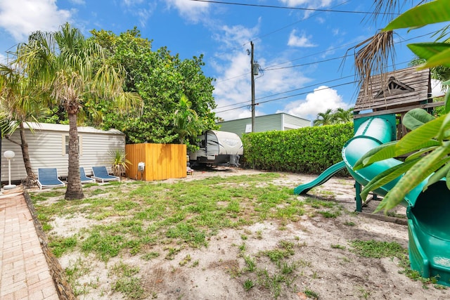 1915 Lake Ave, West Palm Beach, FL 33401 - view of yard with a playground