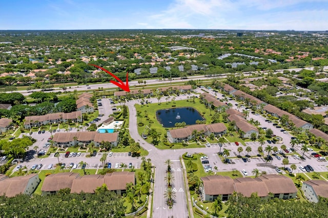 22100 Palms Way Unit 204, Boca Raton, FL 33433 - aerial view of property's location featuring a nearby body of water