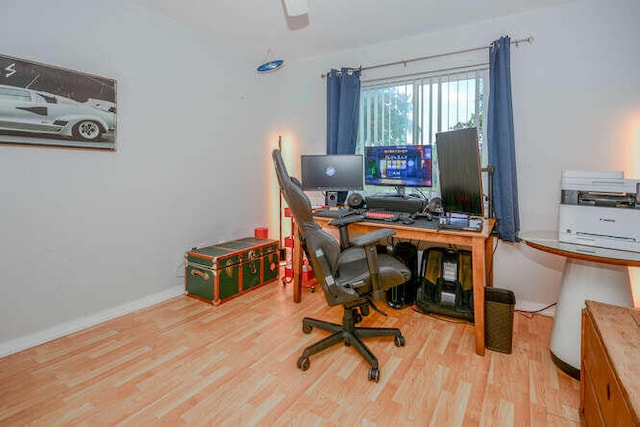 45 Birch Pl, Tequesta, FL 33469 - office with wood finished floors and baseboards
