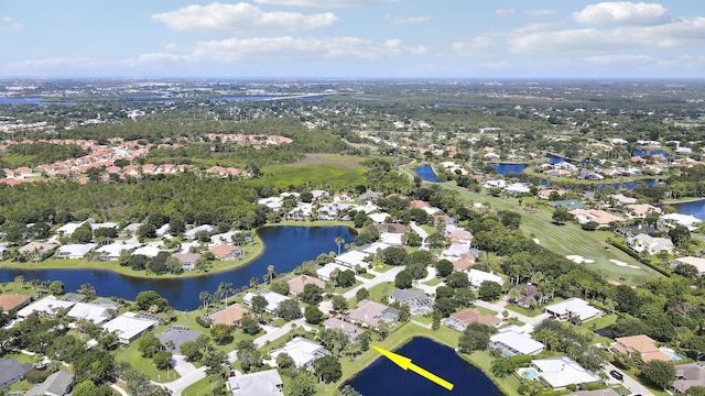 2000 SW Oakwater Pt, Palm City, FL 34990 - aerial overview of property's location with nearby suburban area