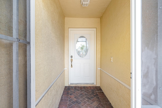 9331 Bridgeport Dr, Royal Palm Beach, FL 33411 - property entrance with stucco siding