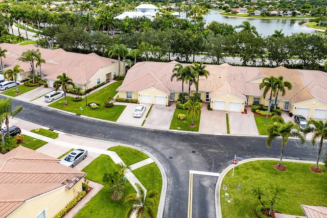 9331 Bridgeport Dr, Royal Palm Beach, FL 33411 - aerial view of residential area featuring a nearby body of water