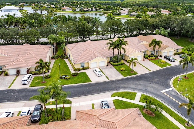 9331 Bridgeport Dr, Royal Palm Beach, FL 33411 - aerial view of residential area featuring a large body of water