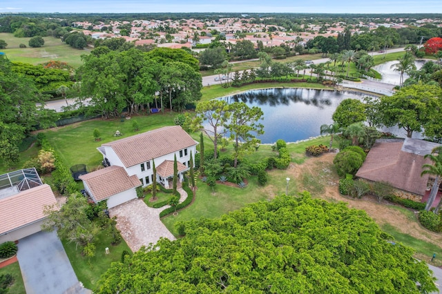 6204 Celadon Cir, Palm Beach Gardens, FL 33418 - aerial view of residential area with a large body of water